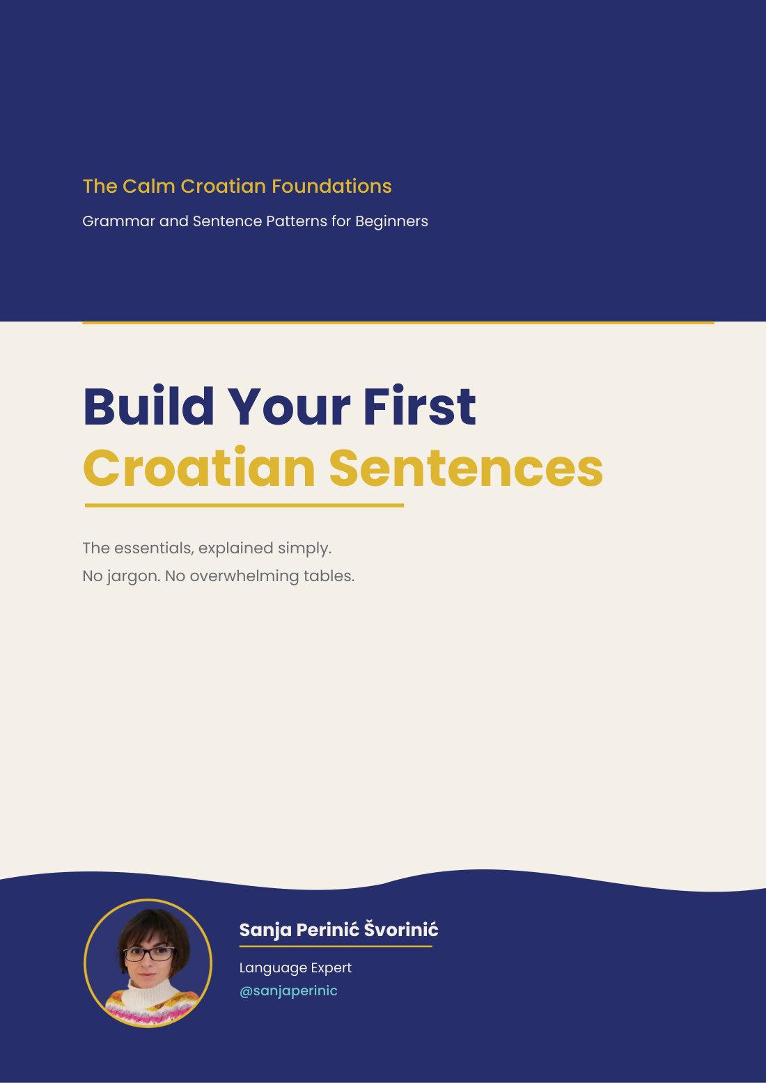 The Calm Croatian Foundations actual PDF cover