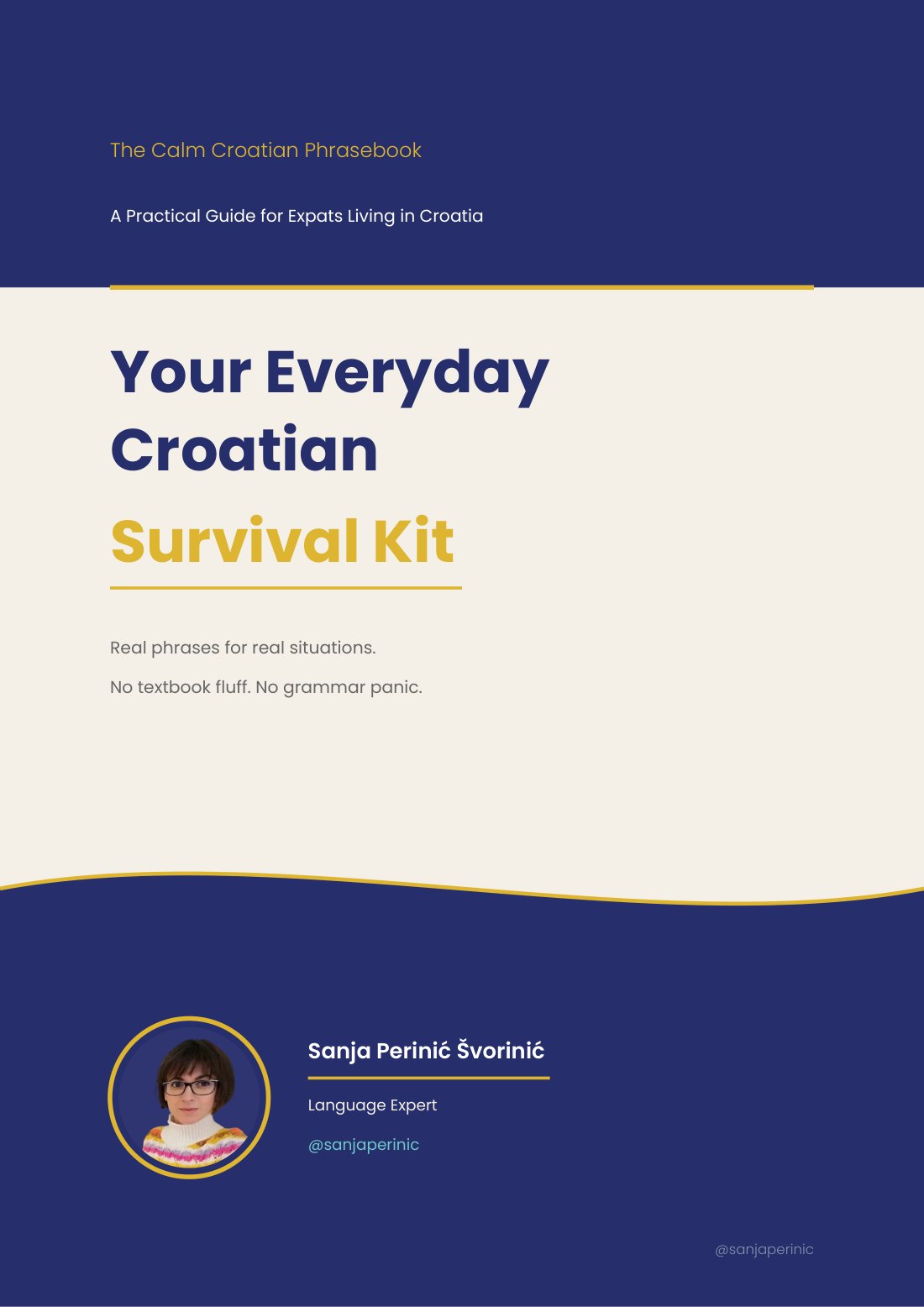 The Calm Croatian Phrasebook actual PDF cover